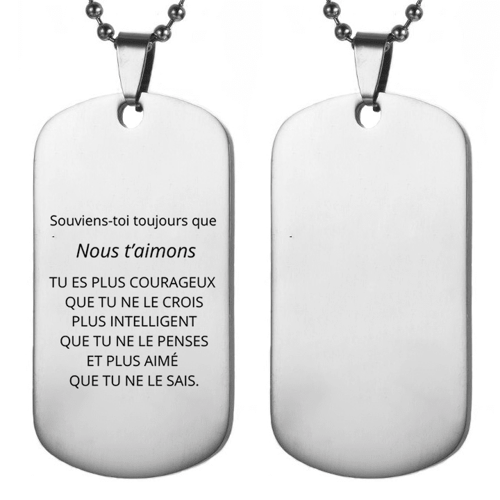 Collier Personnalisé pour Homme - Offrez un bijou unique, à votre image - Les Bijoux de Marilou