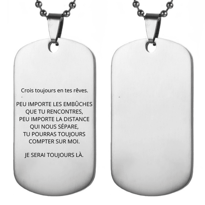 Collier Personnalisé pour Homme - Offrez un bijou unique, à votre image - Les Bijoux de Marilou