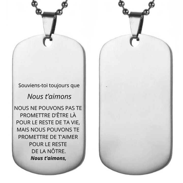 Collier Personnalisé pour Homme - Offrez un bijou unique, à votre image - Les Bijoux de Marilou