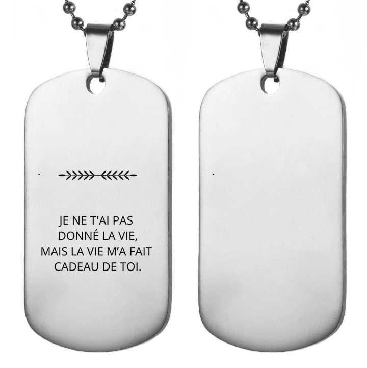 Collier Personnalisé pour Homme - Offrez un bijou unique, à votre image - Les Bijoux de Marilou