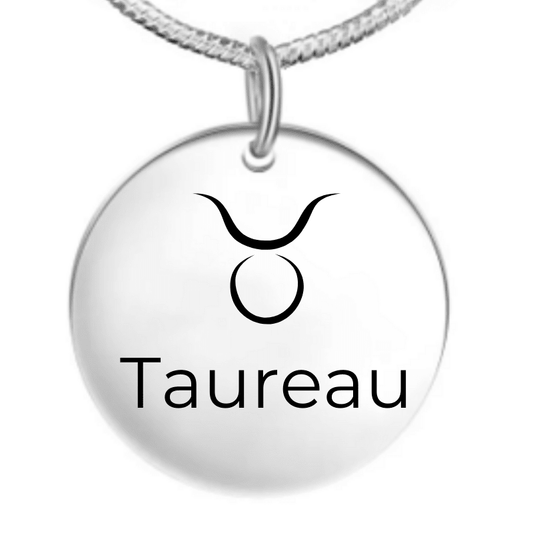Collier Taureau : Collier Signe Astrologique Taureau - Les Bijoux de Marilou