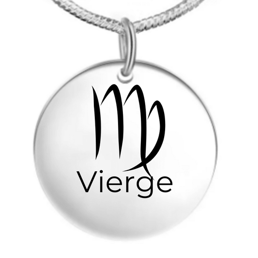 Collier Vierge Astro : Collier Signe Astrologique Vierge - Les Bijoux de Marilou