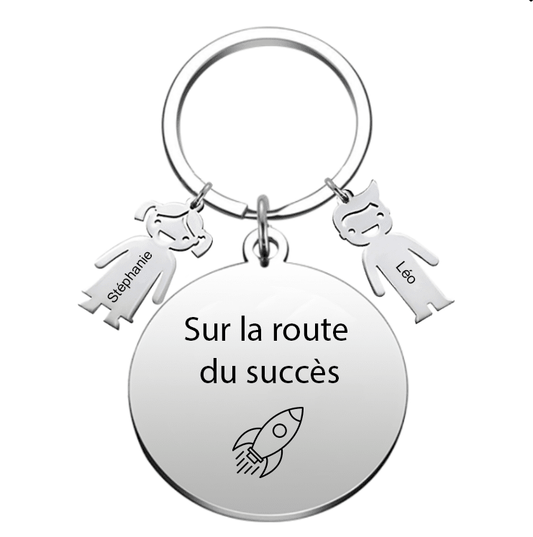 Le Porte-Clef "Sur la route du succès" - Les Bijoux de Marilou