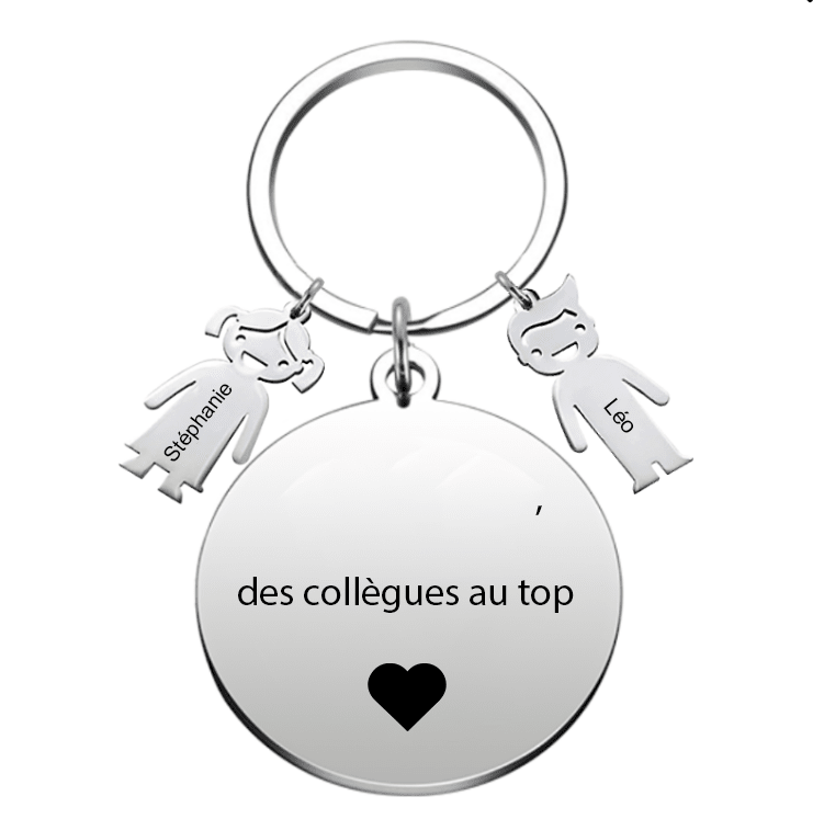 Le Porte - Clef "XXX, des collègues au top" - Les Bijoux de Marilou