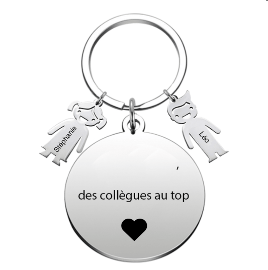 Le Porte - Clef "XXX, des collègues au top" - Les Bijoux de Marilou