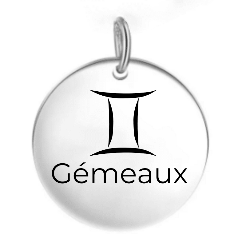 Pendentif Gemeaux - Les Bijoux de Marilou