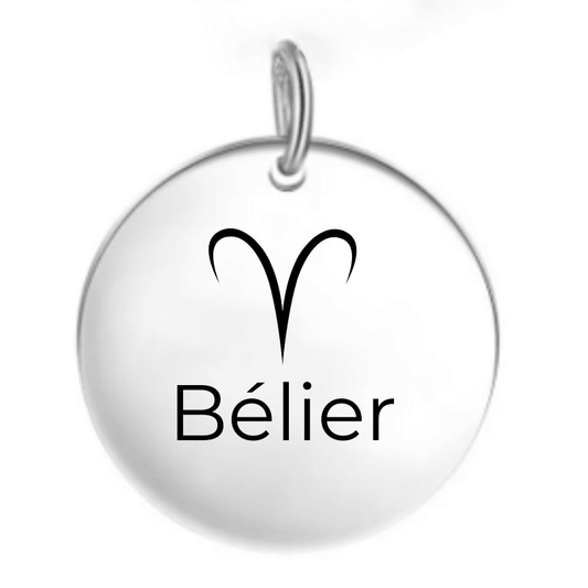 Pendentif Signe Astrologique Homme et Femme Personnalisable - Les Bijoux de Marilou