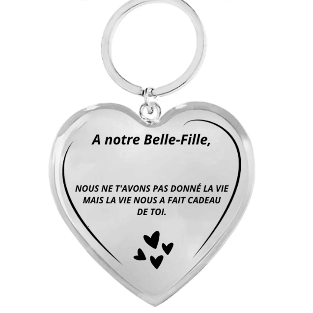 Porte - Clé A Ma Belle - Fille Personnalisé - Les Bijoux de Marilou