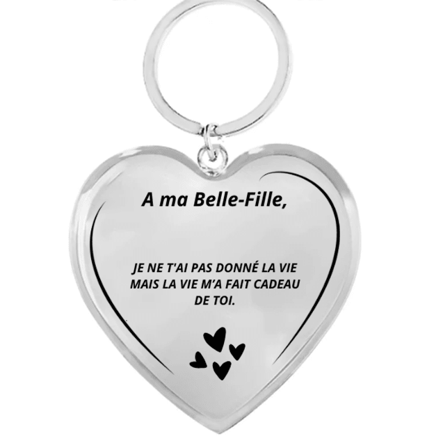 Porte - Clé A Ma Belle - Fille Personnalisé - Les Bijoux de Marilou