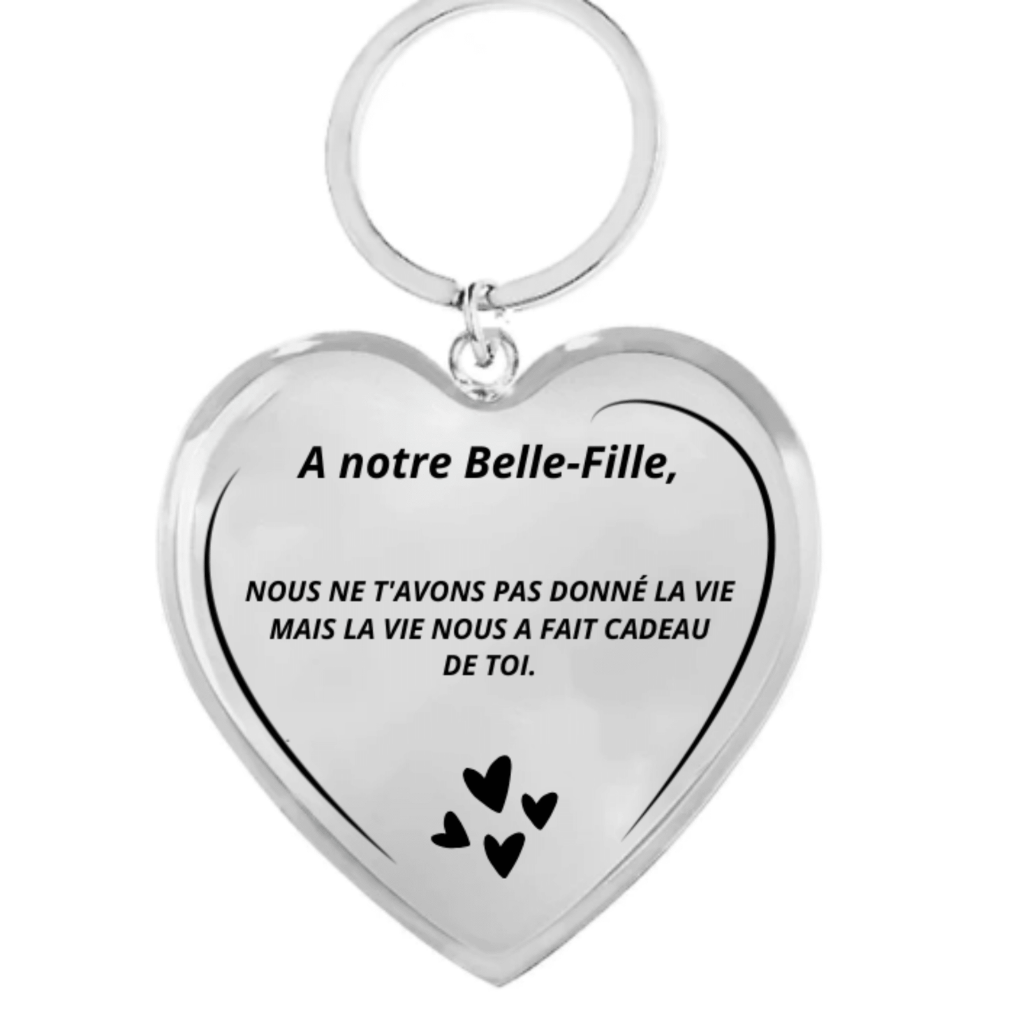 Porte - Clé A Ma Belle - Fille Personnalisé - Les Bijoux de Marilou