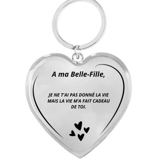 Porte - Clé A Ma Belle - Fille Personnalisé - Les Bijoux de Marilou