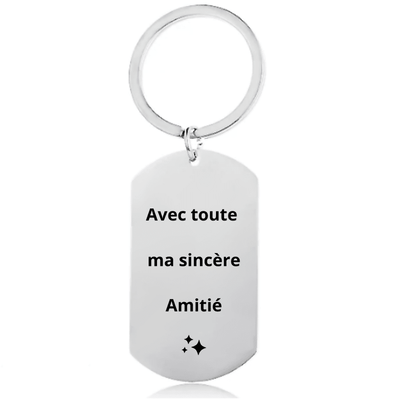 Porte-Clé Ami Personnalisé 