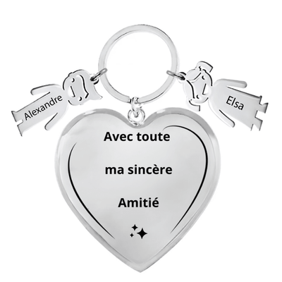 Porte-Clé Amie Personnalisé 