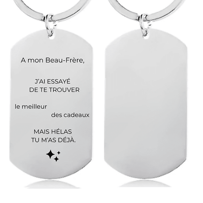 Porte Clé Beau-Frère Personnalisé