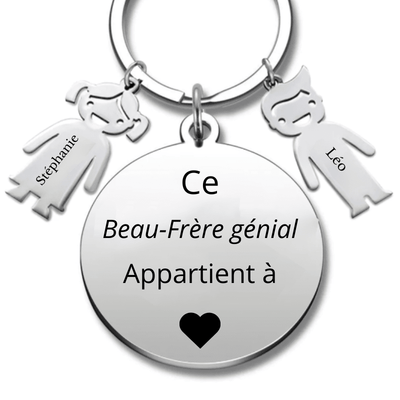 Porte Clé Beau-Frère Personnalisé Meilleur Beau Frère