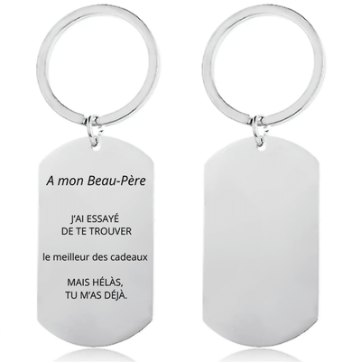 Porte-Clé Beau Père Personnalisé