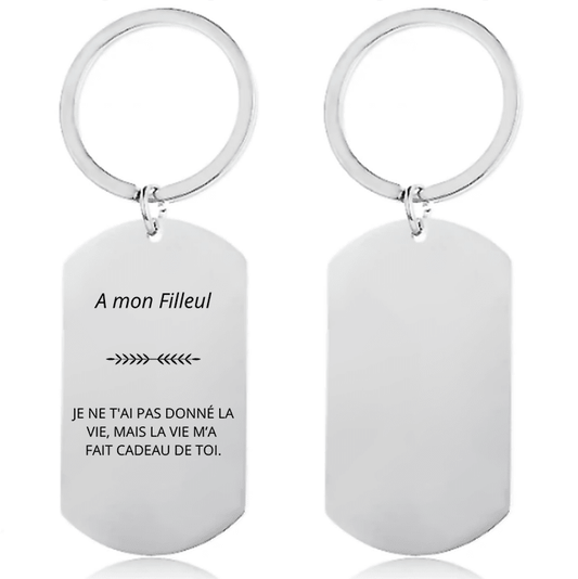 Porte Clé Filleul Personnalisé
