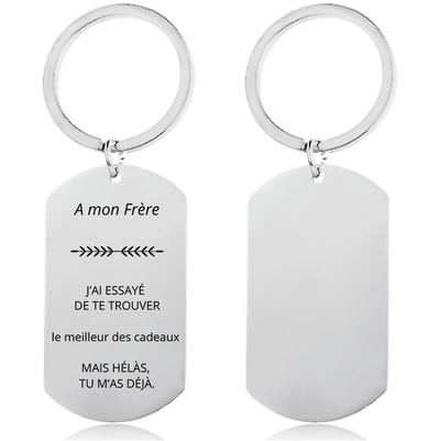 Porte-Clé Frère Personnalisé
