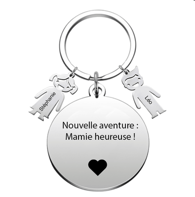 Porte Clé Future Mamie Personnalisé