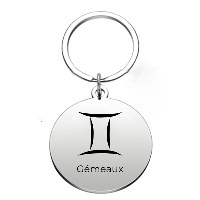 Porte Clé Gemeaux - Les Bijoux de Marilou