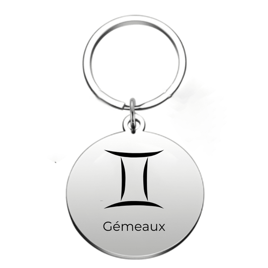 Porte Clé Gemeaux - Les Bijoux de Marilou
