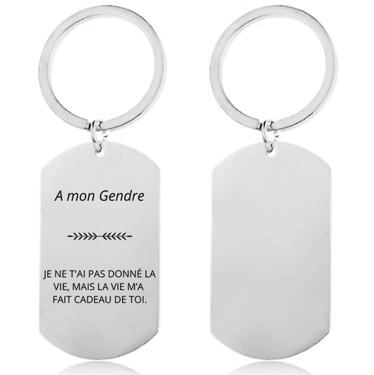 Porte Clé Gendre Personnalisé - Les Bijoux de Marilou