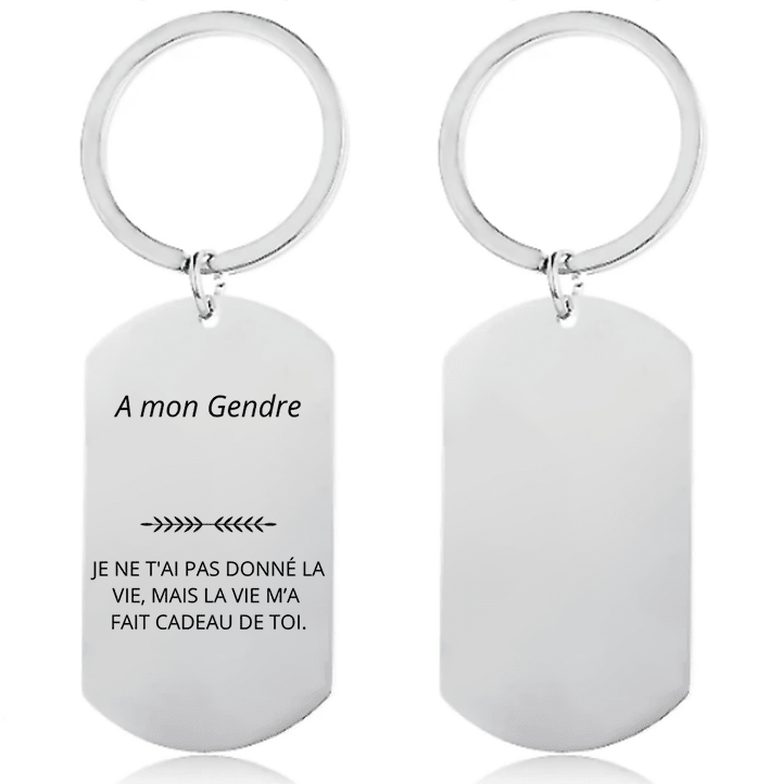 Porte Clé Gendre Personnalisé - Les Bijoux de Marilou