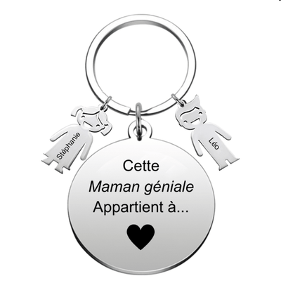 Porte Clé Maman Personnalisé Meilleure Maman