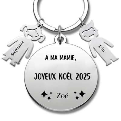 Porte Clé Mamie Personnalisé 