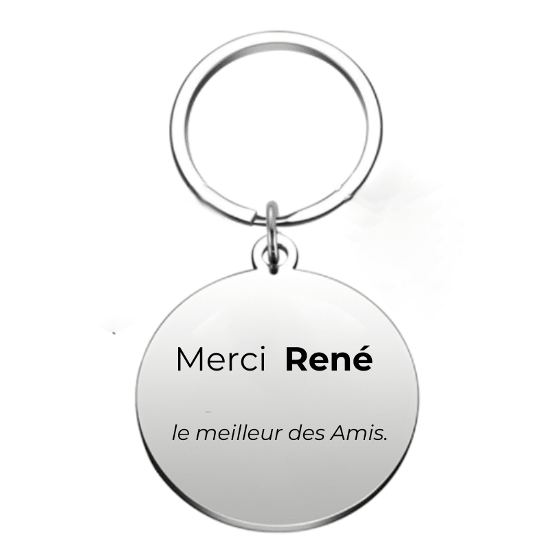 Porte Clé Meilleur Ami Merci Mon Meilleur Ami - Sans Breloque - Les Bijoux de Marilou