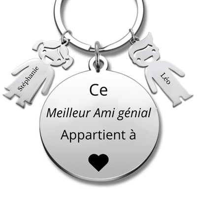 Porte Clé Meilleur Ami Personnalisé