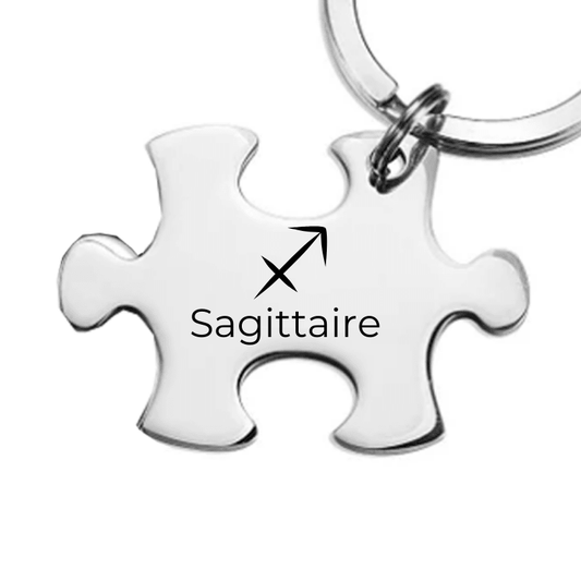 Porte Clé Puzzle Sagittaire - Les Bijoux de Marilou