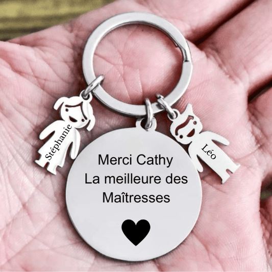 Porte Clef Maitresse Merci Maitresse - Les Bijoux de Marilou