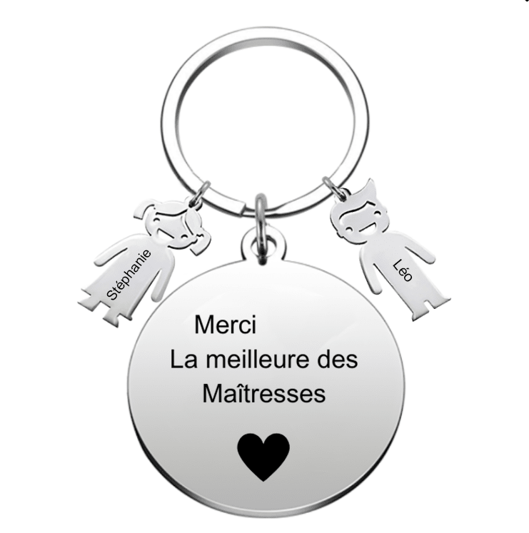Porte Clef Maitresse Merci Maitresse - Les Bijoux de Marilou