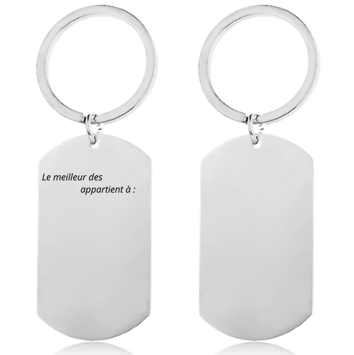 Porte - Clefs Personnalisé pour Homme - Offrez un bijou unique, à votre image - Les Bijoux de Marilou