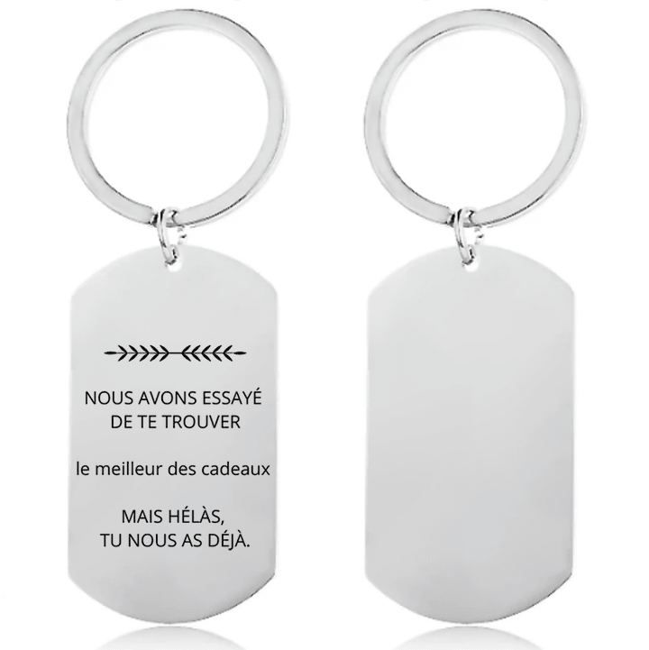 Porte - Clefs Personnalisé pour Homme - Offrez un bijou unique, à votre image - Les Bijoux de Marilou