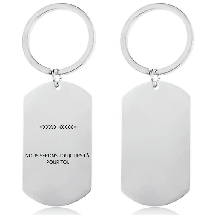 Porte - Clefs Personnalisé pour Homme - Offrez un bijou unique, à votre image - Les Bijoux de Marilou