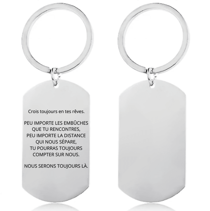 Porte - Clefs Personnalisé pour Homme - Offrez un bijou unique, à votre image - Les Bijoux de Marilou