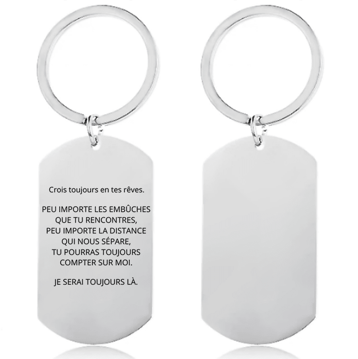 Porte - Clefs Personnalisé pour Homme - Offrez un bijou unique, à votre image - Les Bijoux de Marilou