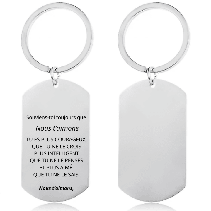 Porte - Clefs Personnalisé pour Homme - Offrez un bijou unique, à votre image - Les Bijoux de Marilou