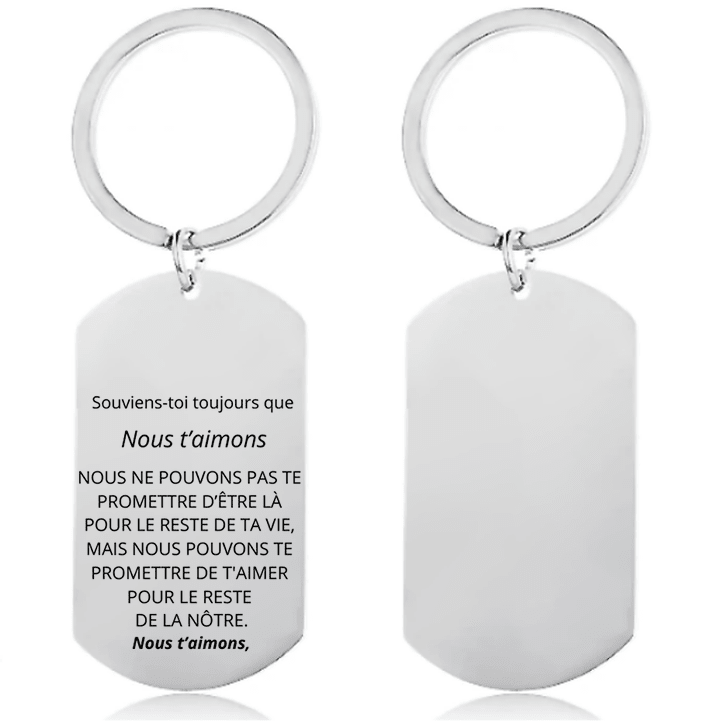 Porte - Clefs Personnalisé pour Homme - Offrez un bijou unique, à votre image - Les Bijoux de Marilou