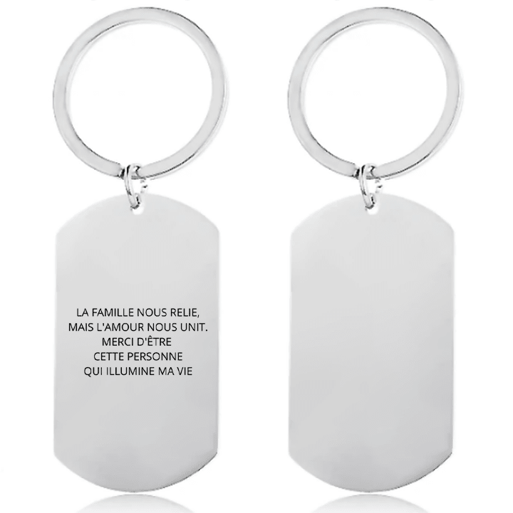 Porte - Clefs Personnalisé pour Homme - Offrez un bijou unique, à votre image - Les Bijoux de Marilou