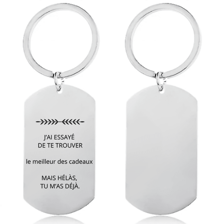 Porte - Clefs Personnalisé pour Homme - Offrez un bijou unique, à votre image - Les Bijoux de Marilou