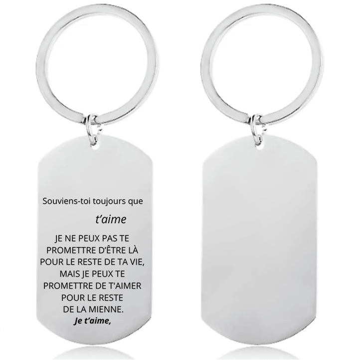 Porte - Clefs Personnalisé pour Homme - Offrez un bijou unique, à votre image - Les Bijoux de Marilou