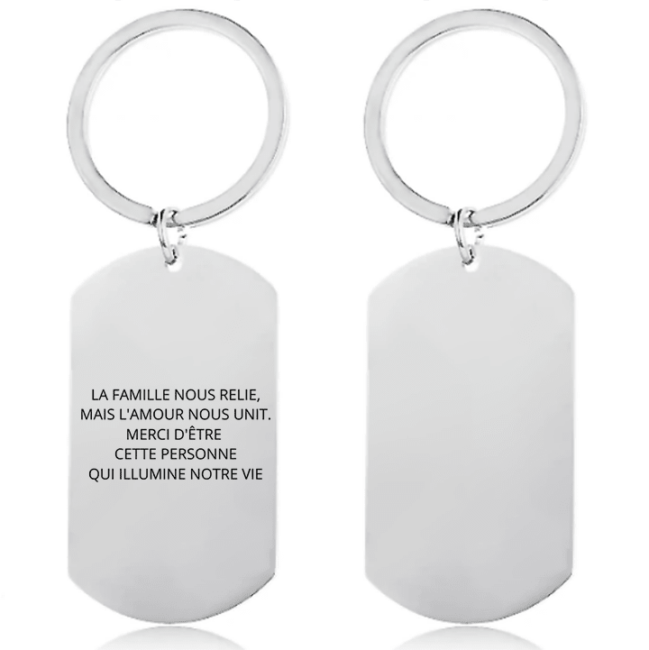 Porte - Clefs Personnalisé pour Homme - Offrez un bijou unique, à votre image - Les Bijoux de Marilou