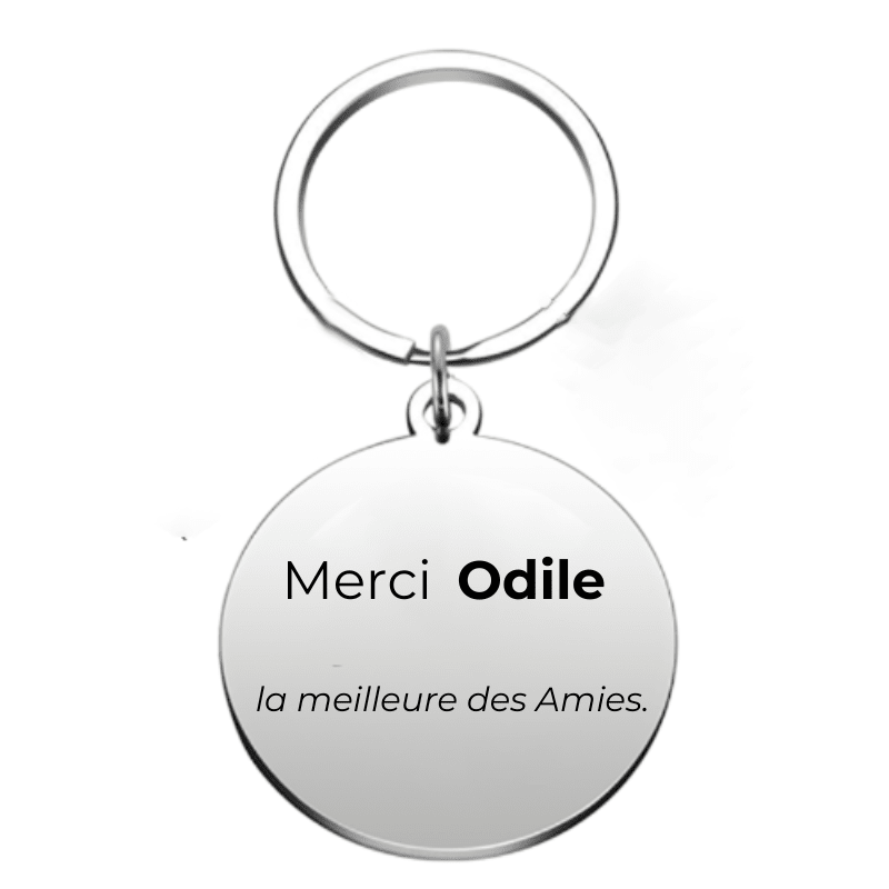 Porte Clés Meilleure Amie Personnalisé Sans Breloque - Les Bijoux de Marilou