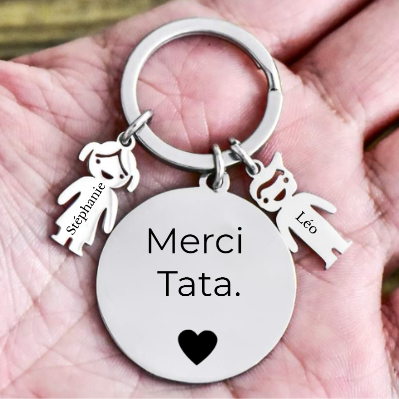 Porte Clé Merci Tata