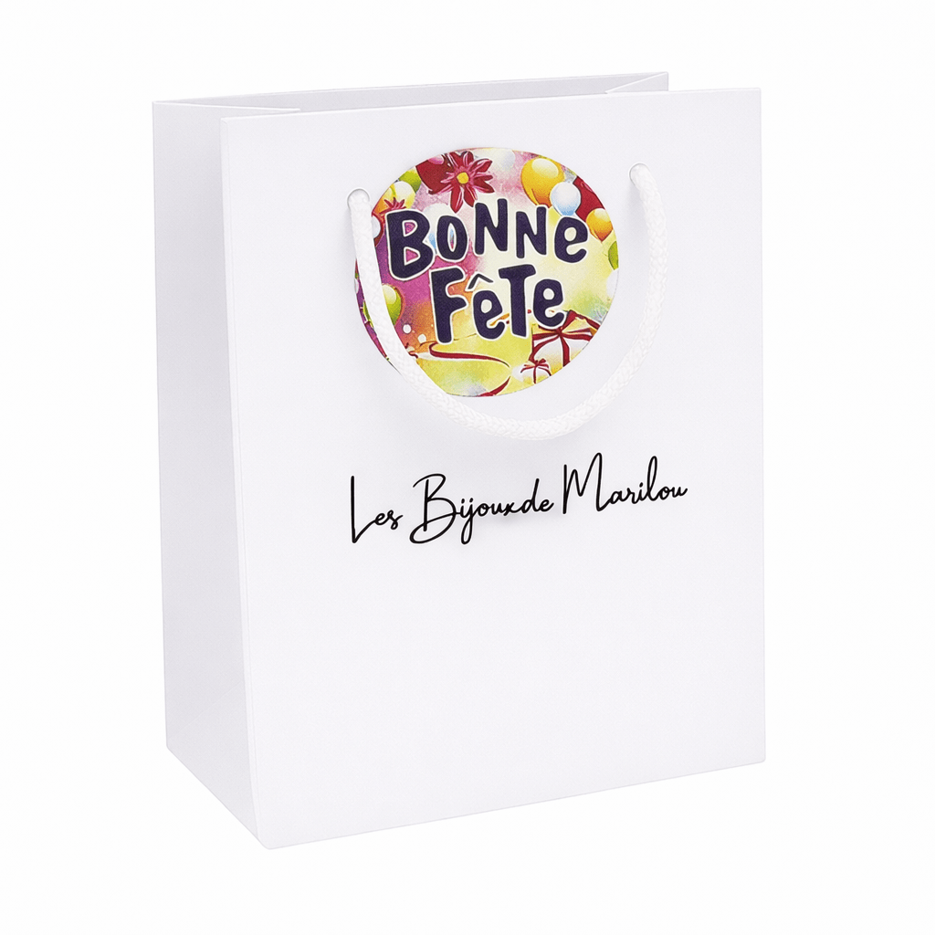 Sac Cadeau Personnalisé Bonne Fête - Les Bijoux de Marilou