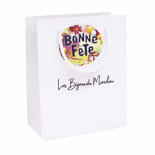 Sac Cadeau Personnalisé Bonne Fête - Les Bijoux de Marilou