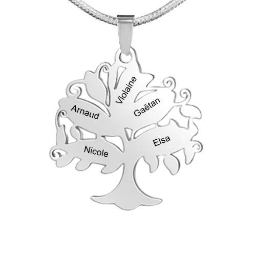 Le Collier "Arbre de Vie" - 2 à 5 prénoms